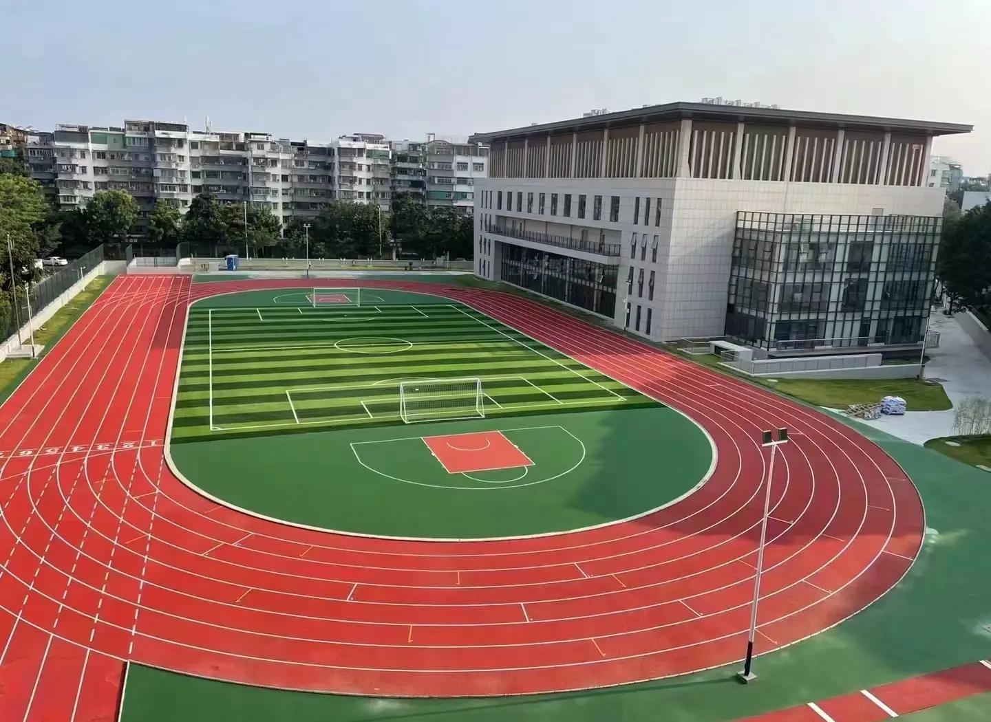 长沙市硅PU材料塑胶篮球场 - 一站式服务